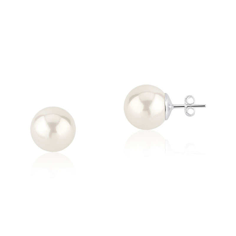 Pearl Shell Stud Earrings